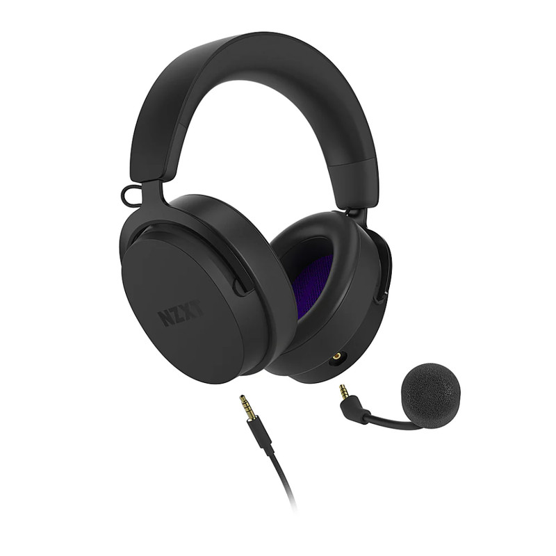 NZXT Relay Wired PC Gaming Headset - Black - سماعة